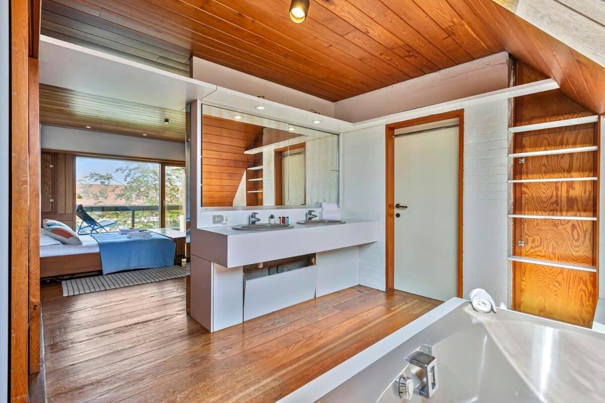 Eighties Modernist Design House With Garden Near The Beach 奥斯滕德 外观 照片
