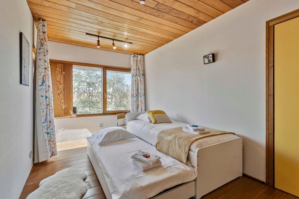Eighties Modernist Design House With Garden Near The Beach 奥斯滕德 外观 照片