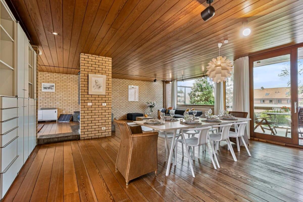 Eighties Modernist Design House With Garden Near The Beach 奥斯滕德 外观 照片